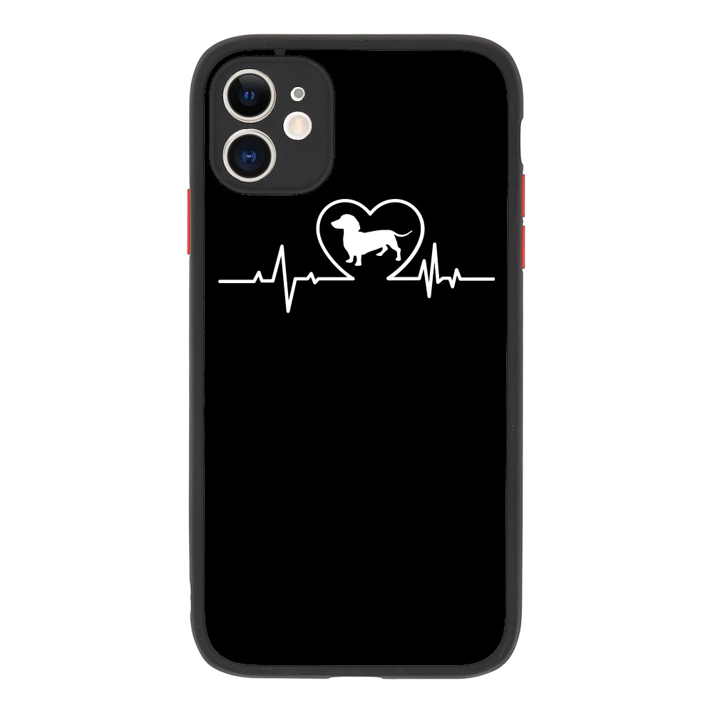 Dachshund heart Apple iPhone Telefontok