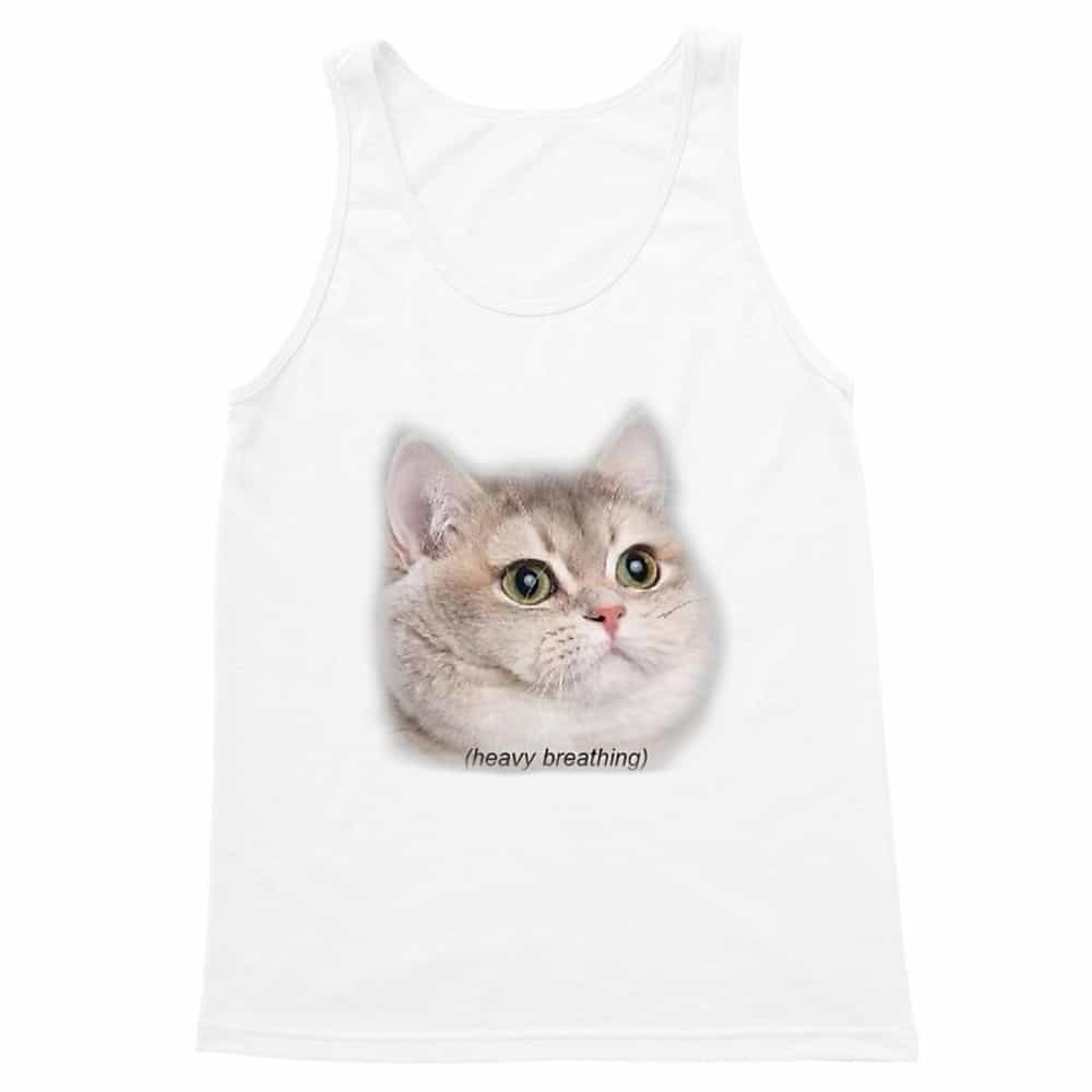 Heavy Breathing Cat Férfi Trikó
