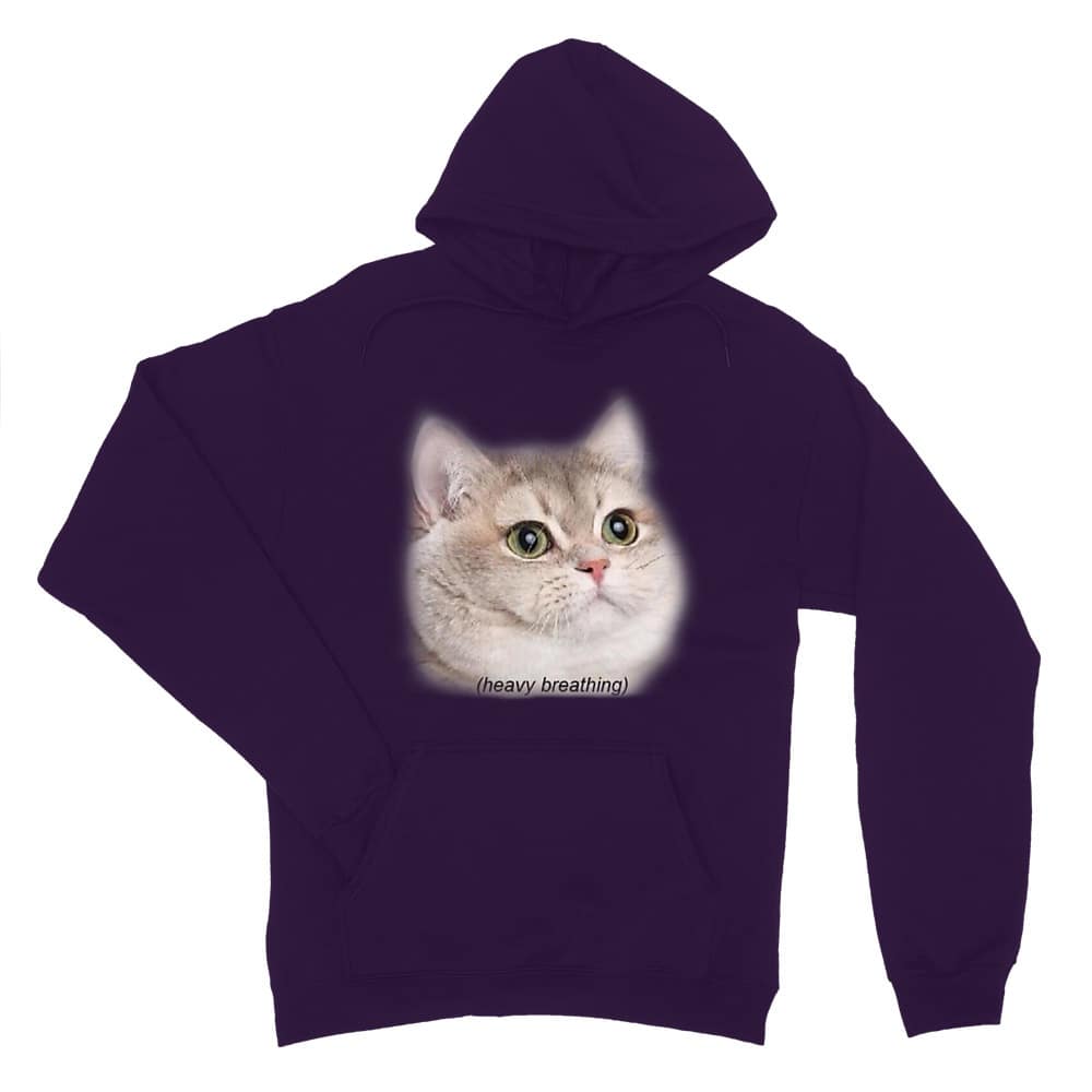 Heavy Breathing Cat Női Pulóver
