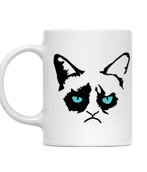 Grumpy Cat Eyes Mém Bögre - Poénos