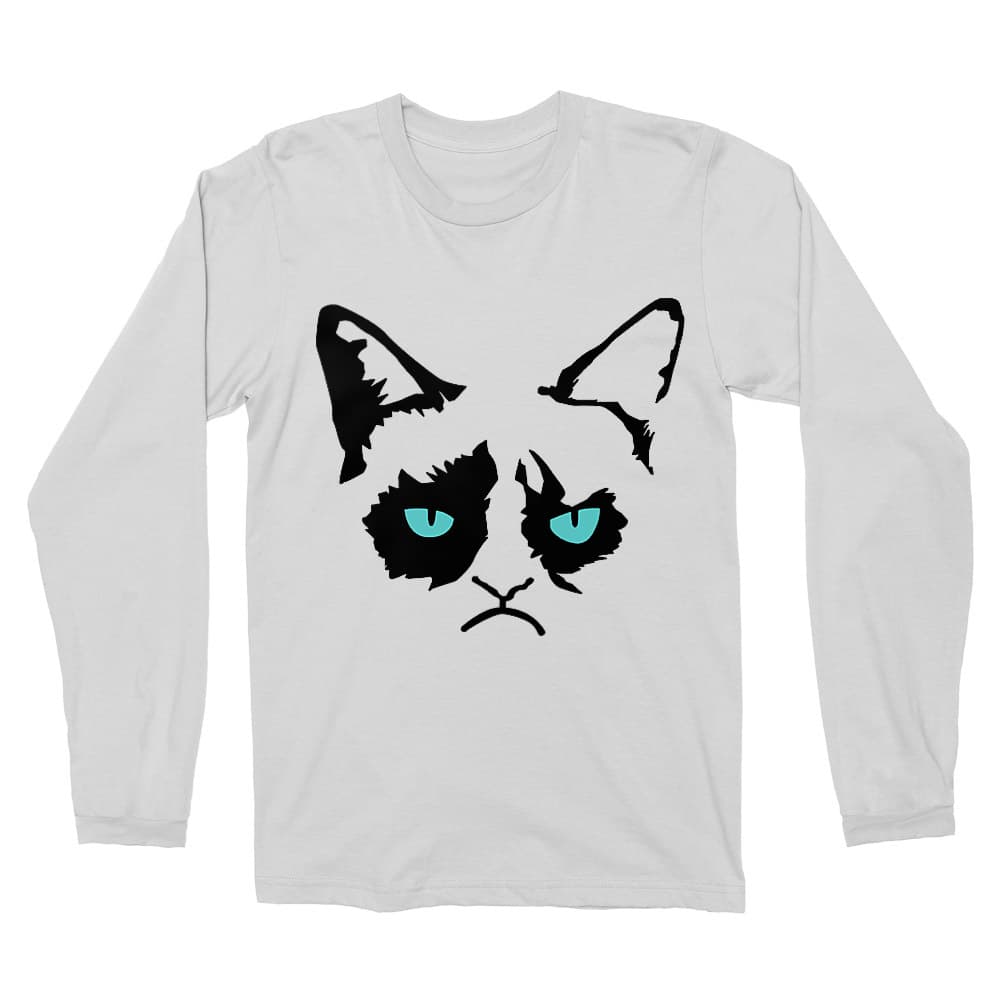 Grumpy Cat Eyes Férfi Hosszúujjú Póló
