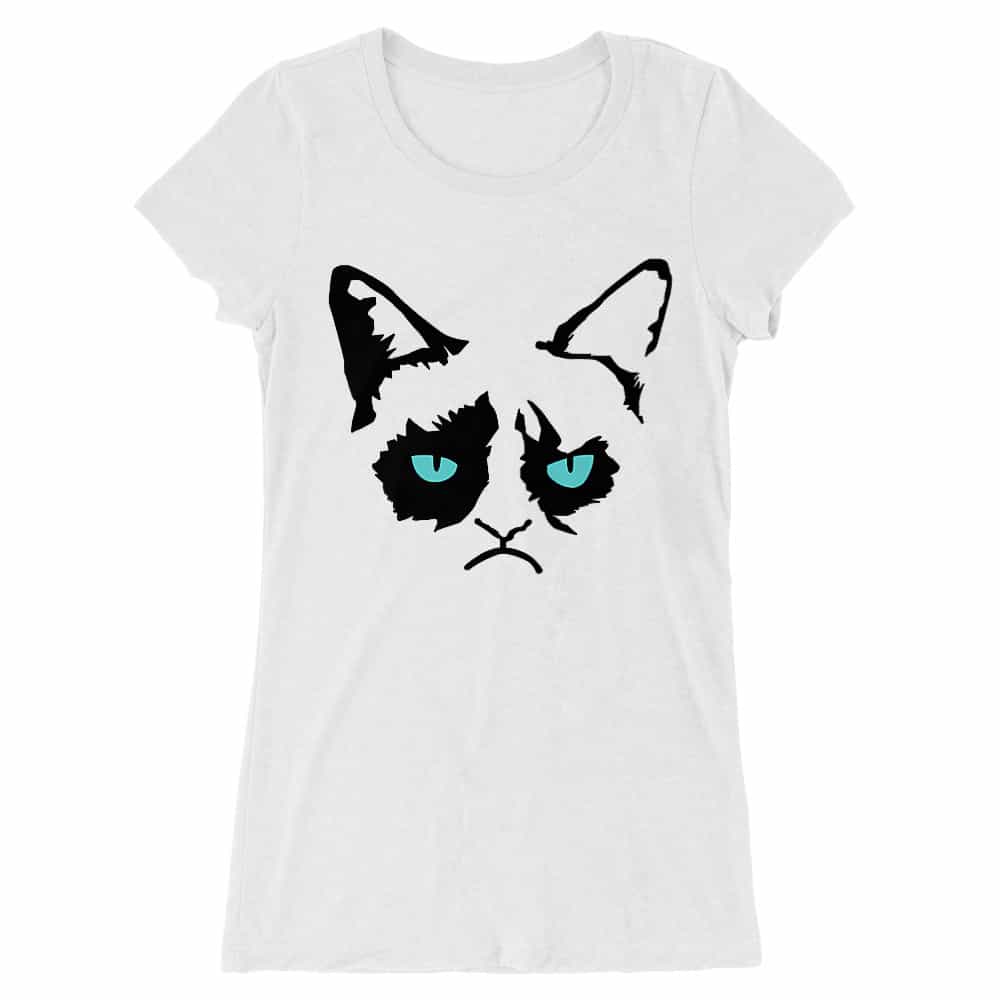 Grumpy Cat Eyes Női Hosszított Póló