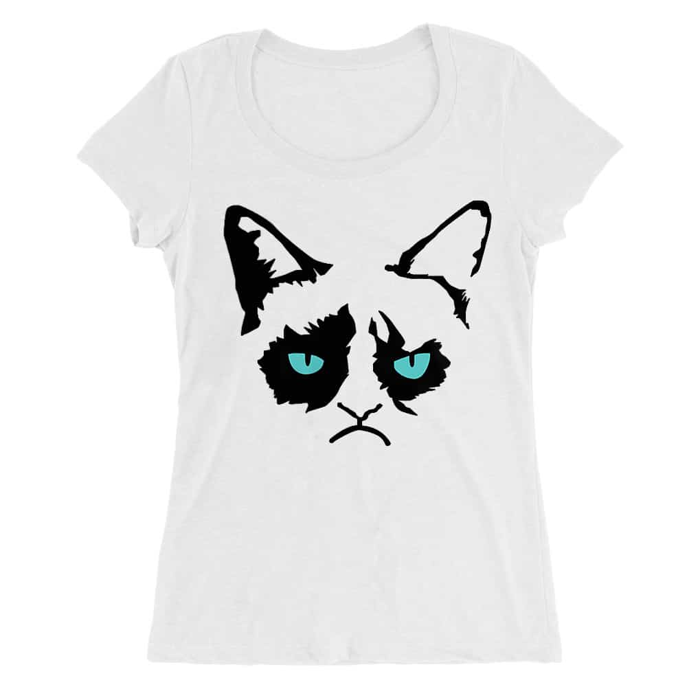 Grumpy Cat Eyes Női O-nyakú Póló