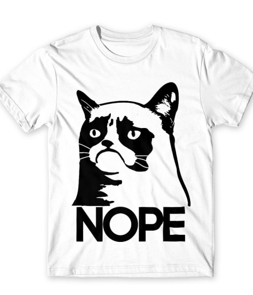 Grumpy Cat Nope Póló - Ha Meme rajongó ezeket a pólókat tuti imádni fogod!