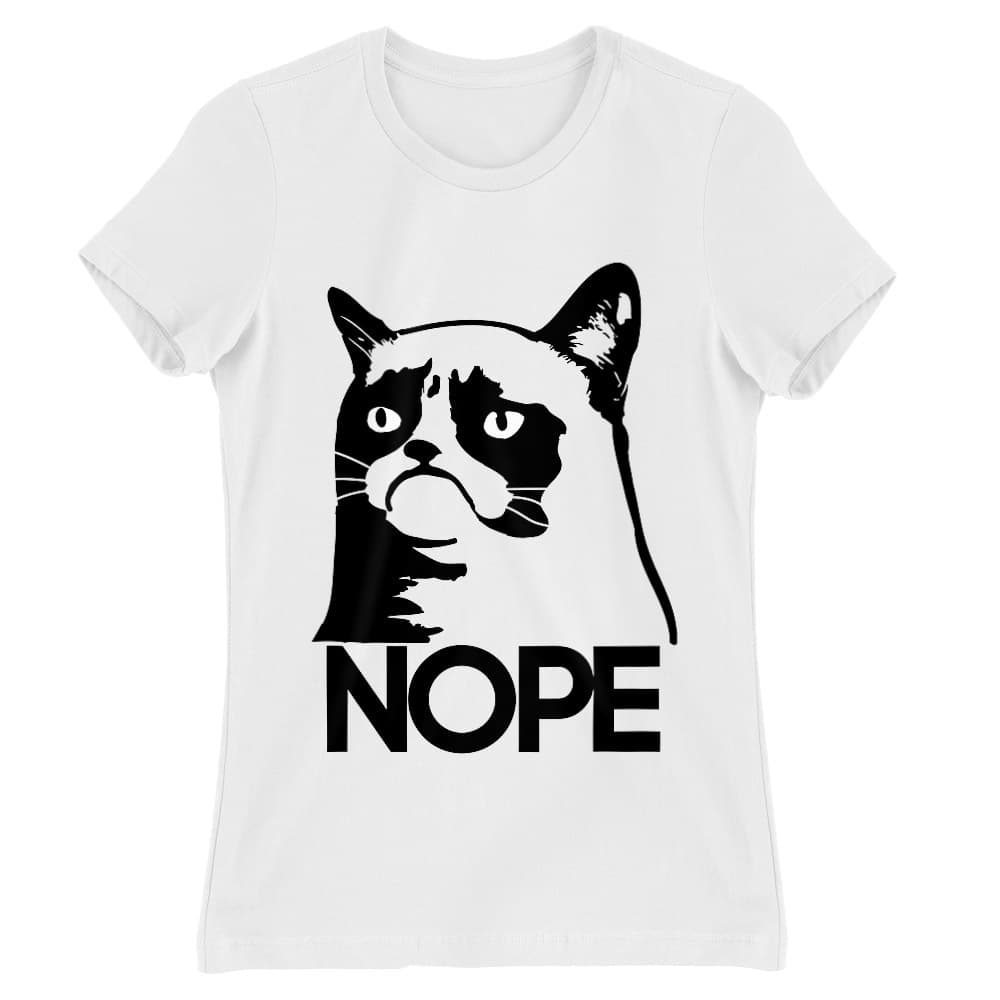 Grumpy Cat Nope Női Póló