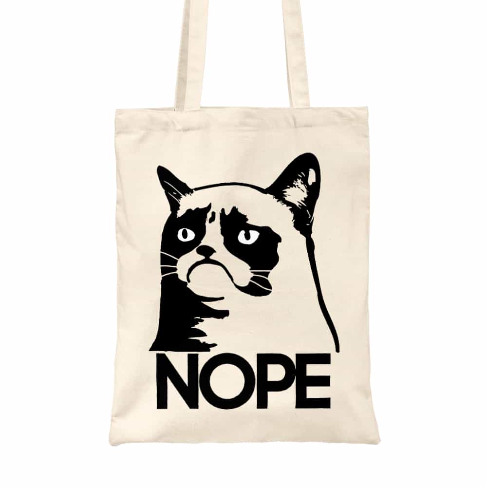 Grumpy Cat Nope Vászontáska