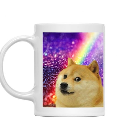 Doge Rainbow Mém Bögre - Poénos