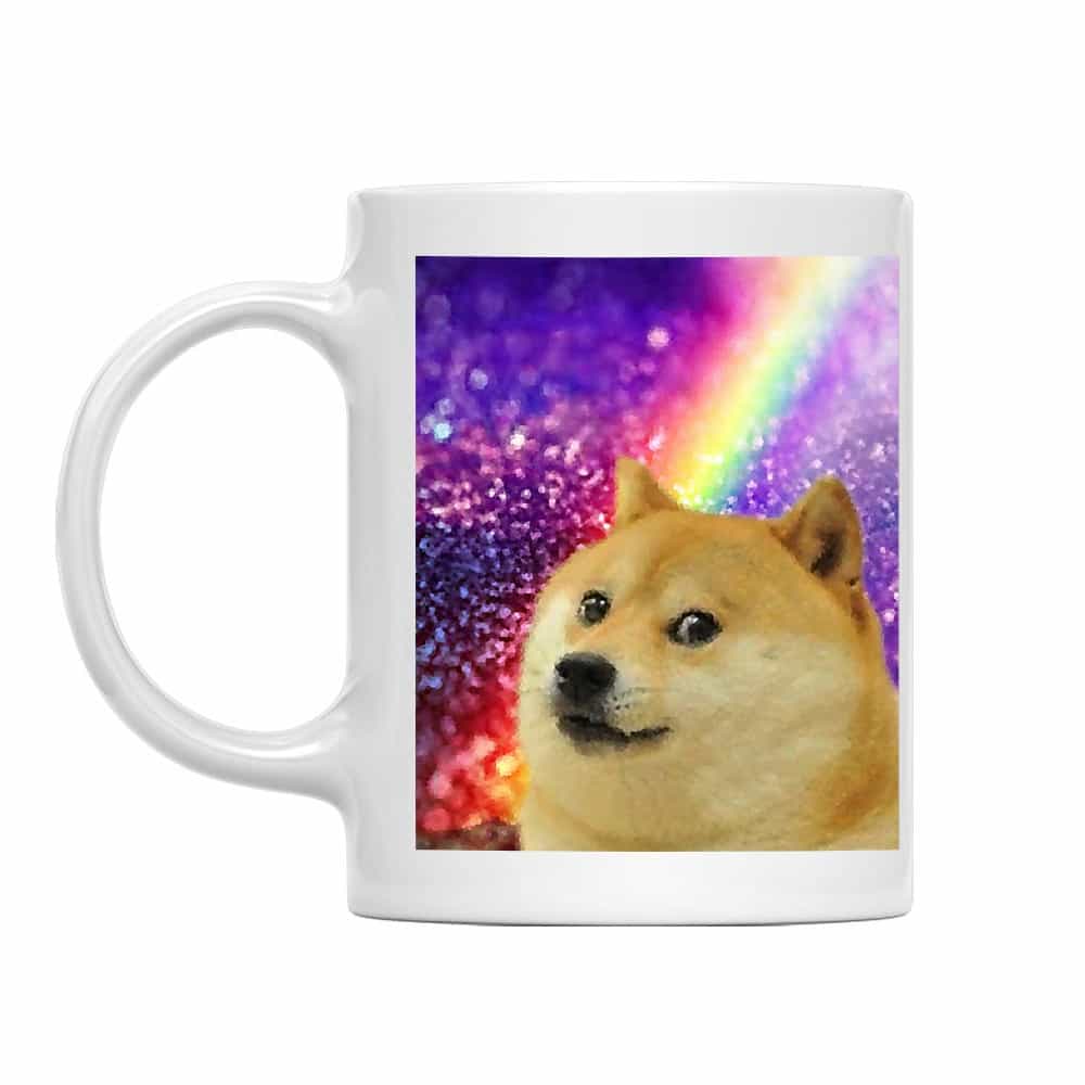 Doge Rainbow Bögre