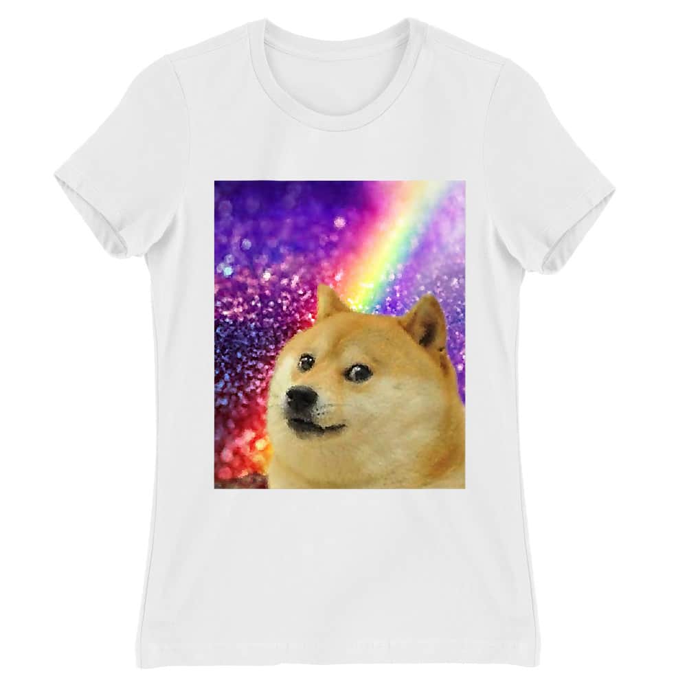 Doge Rainbow Női Póló