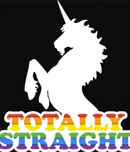 Totally Straight Vicces Vicces Vicces Pólók, Pulóverek, Bögrék - Vicces