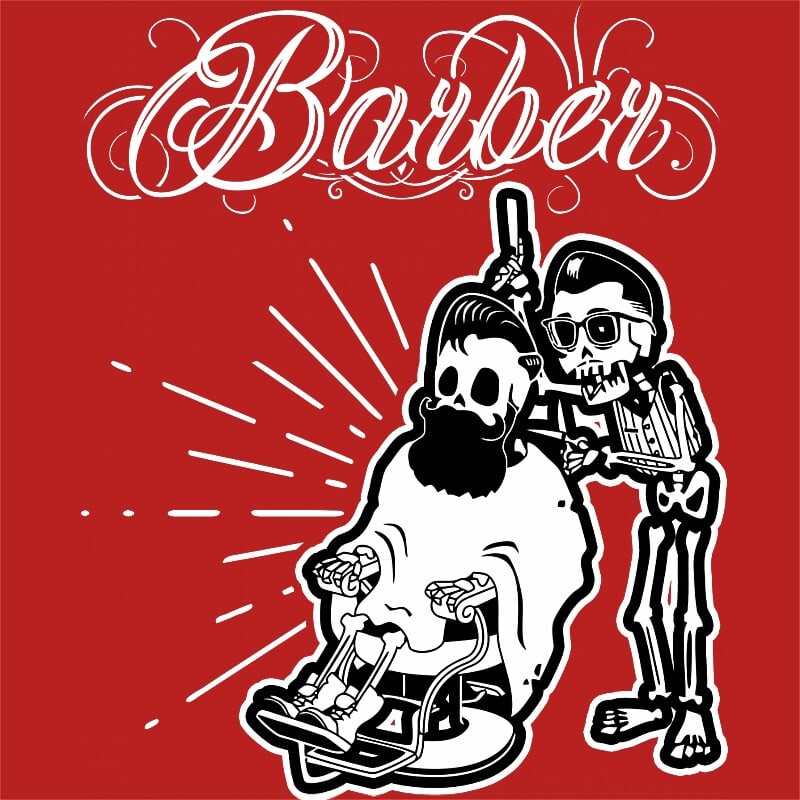 Skeleton barber