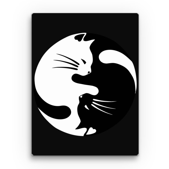 Yin Yang cica Vászonkép - Cicás