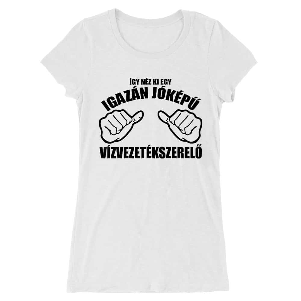 Jóképű vízvezetékszerelő Női Hosszított Póló