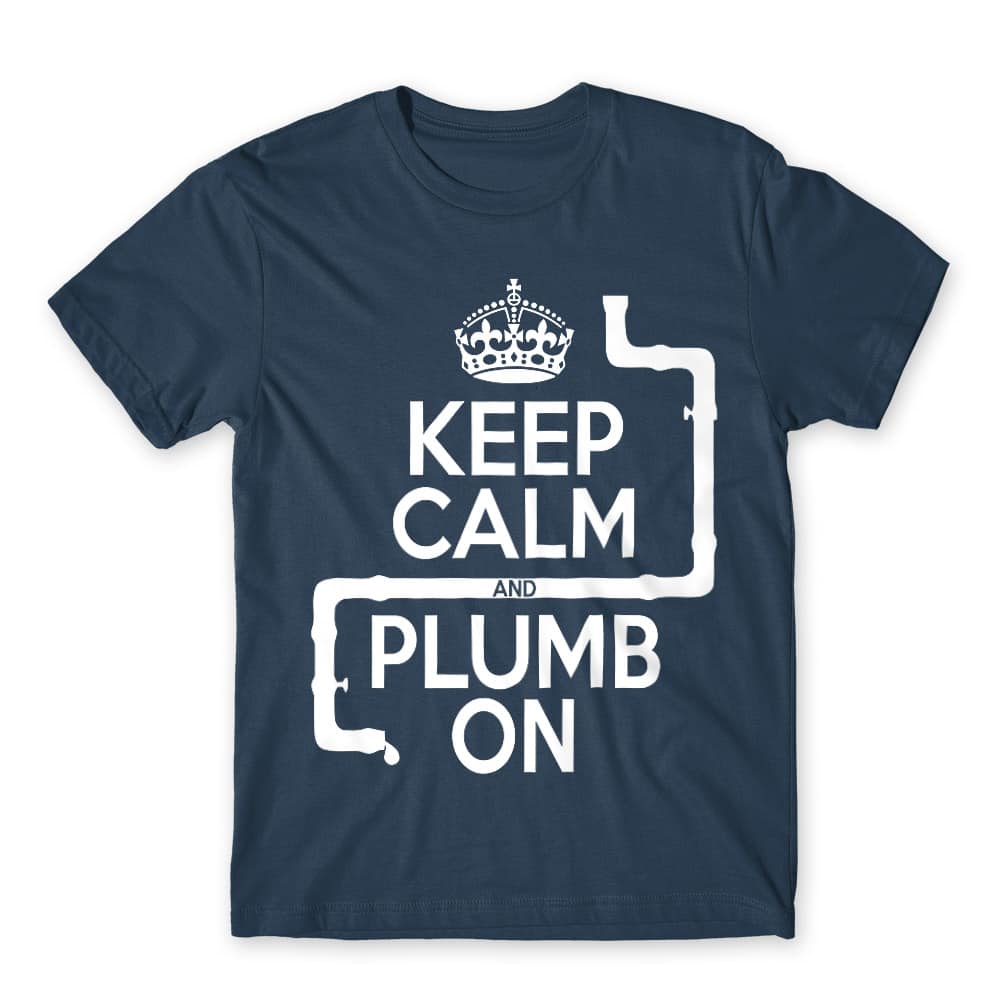 Keep calm and plump Férfi Póló