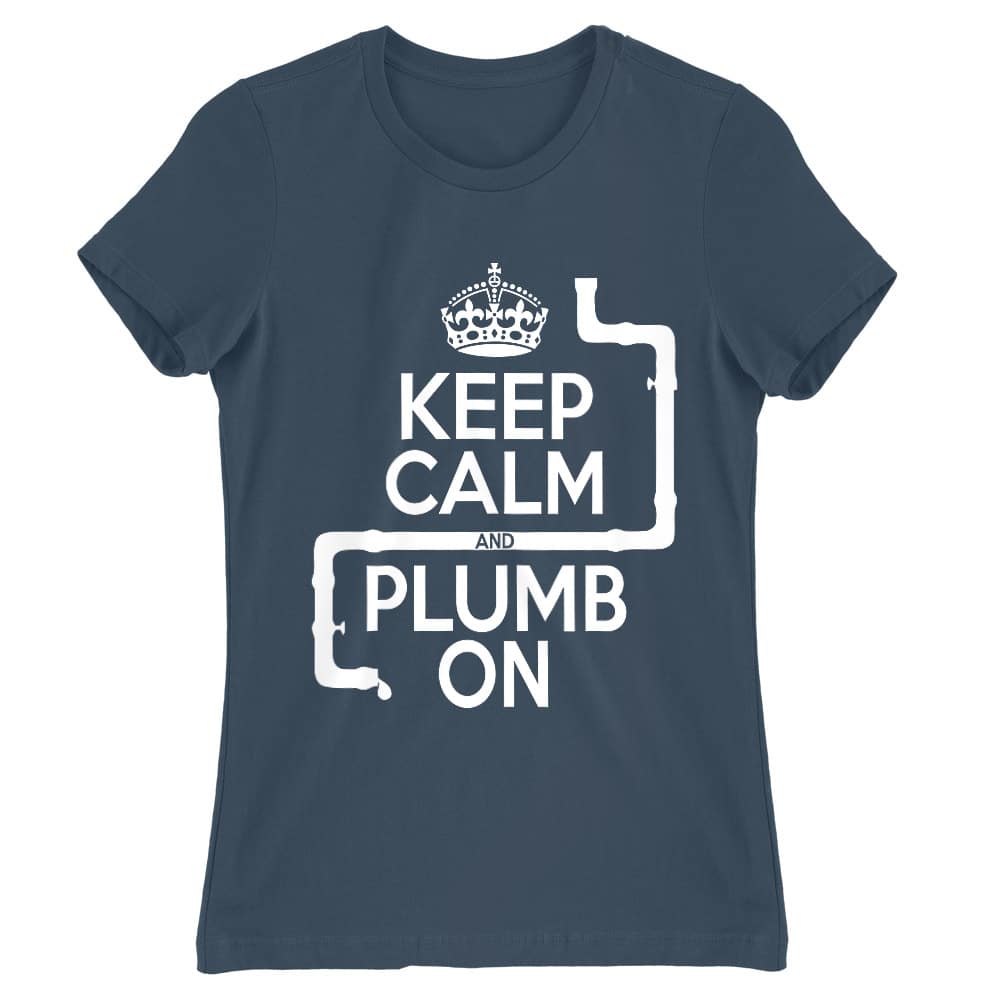 Keep calm and plump Női Póló