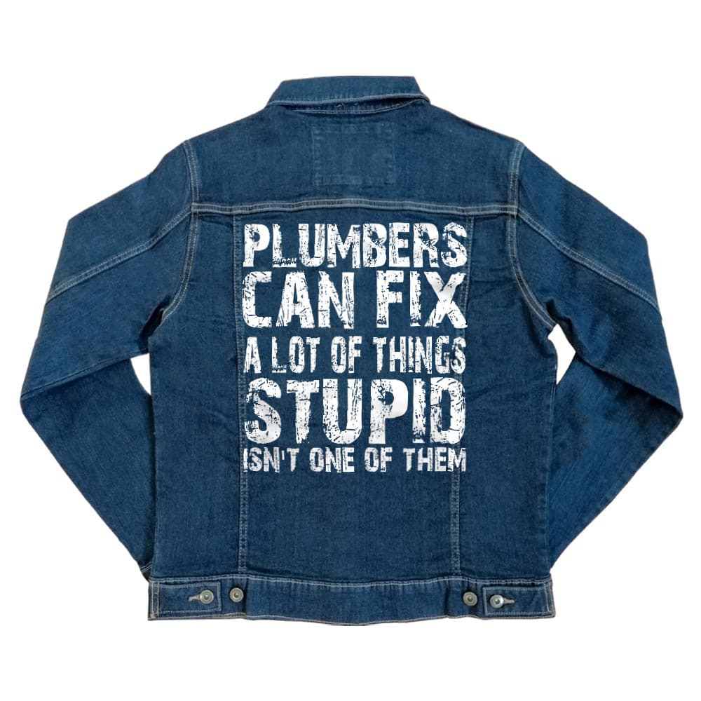 Plumbers can fix it Unisex Farmerkabát