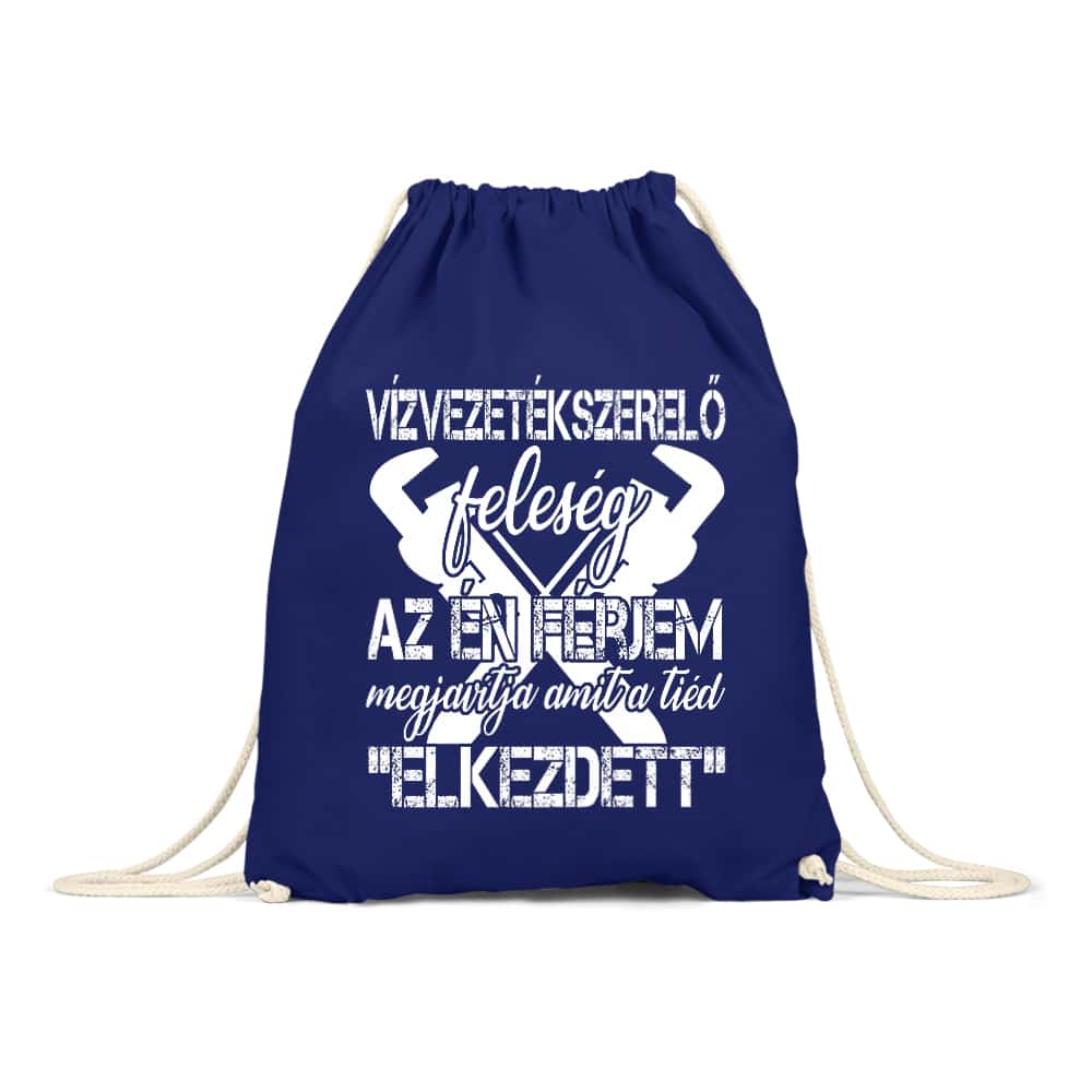 Vízvezetékszerelő feleség Tornazsák