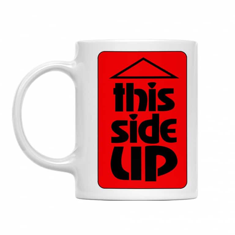 This Side Up – red - Bögre