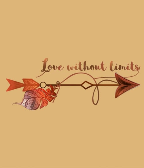 Love without limits Hippi Pólók, Pulóverek, Bögrék - Stílus