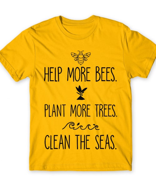 Help more bees Hippi Póló - Stílus