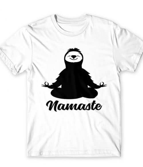 Namaste sloth Stílus Férfi Póló - Stílus