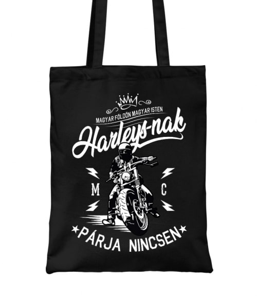 Magyar földön Magyar Isten - Harley Harley Davidson Motor Táska - Motoros