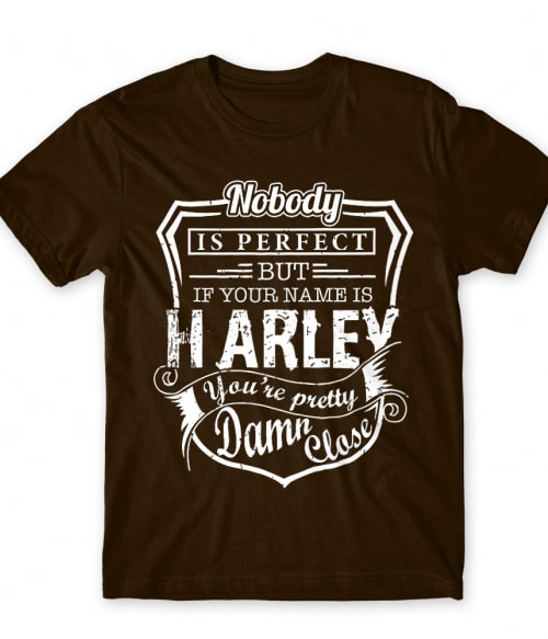 Nobody is perfect - Harley Harley Davidson Motor Póló - Motoros
