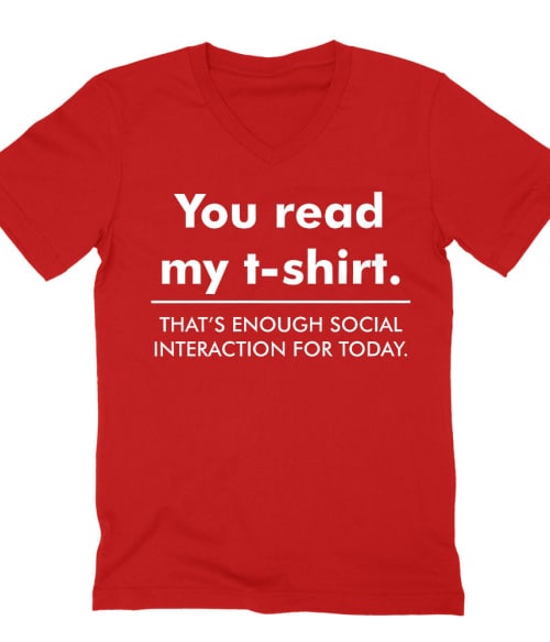 You Read My T-shirt... Póló - Ha Fun rajongó ezeket a pólókat tuti imádni fogod!