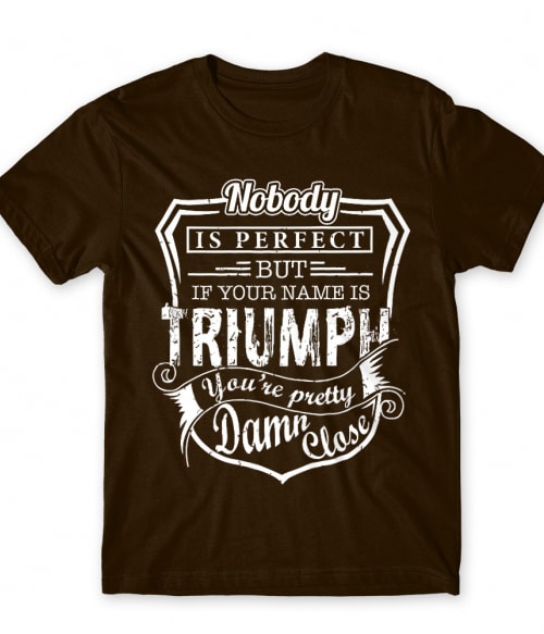 Nobody is perfect - Triumph Triumph Motor Póló - Triumph Motor