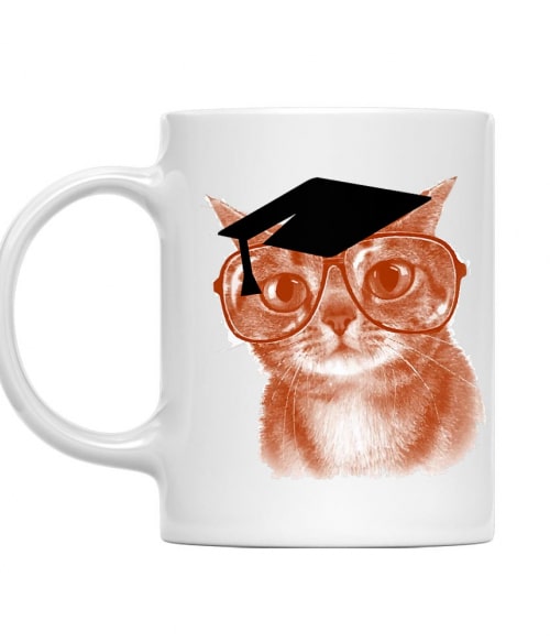 Egyetemi narancs cica S. Oszkár Bögre - S. Oszkár