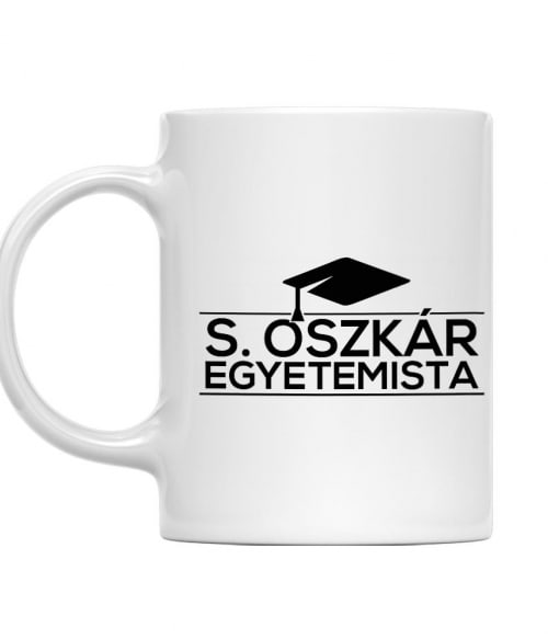 S. Oszkár egyetemista logó S. Oszkár Bögre - S. Oszkár