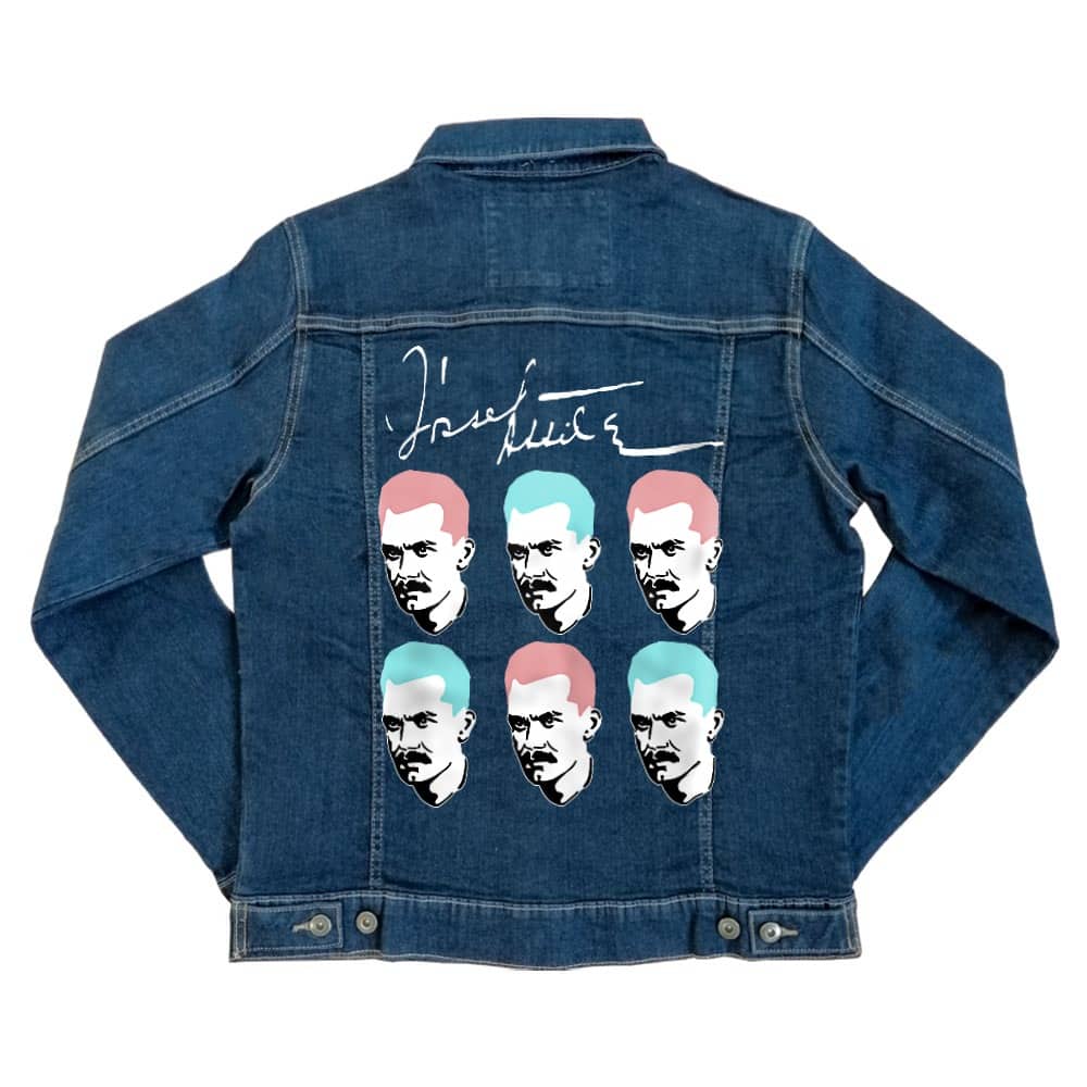 József Attila popart Unisex Farmerkabát