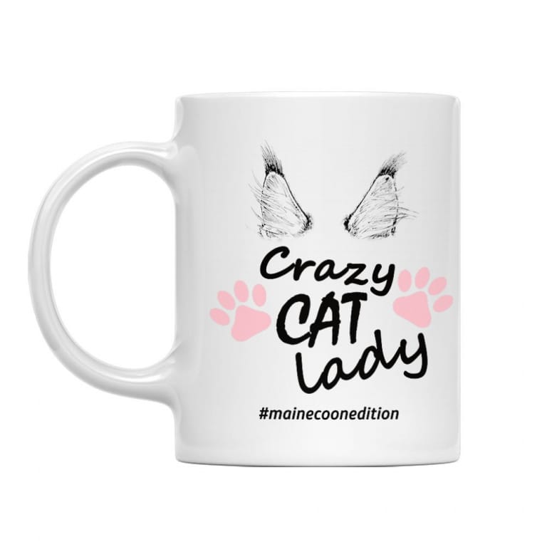 Maine Coon crazy cat lady - Bögre