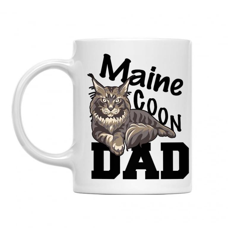 Maine Coon dad dark grey - Bögre