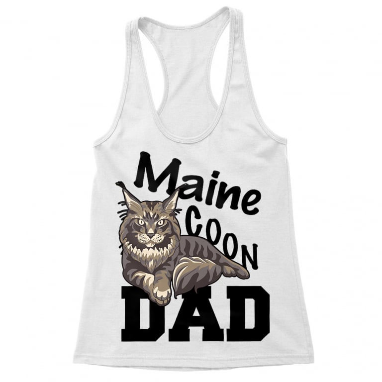 Maine Coon dad dark grey - Női Trikó