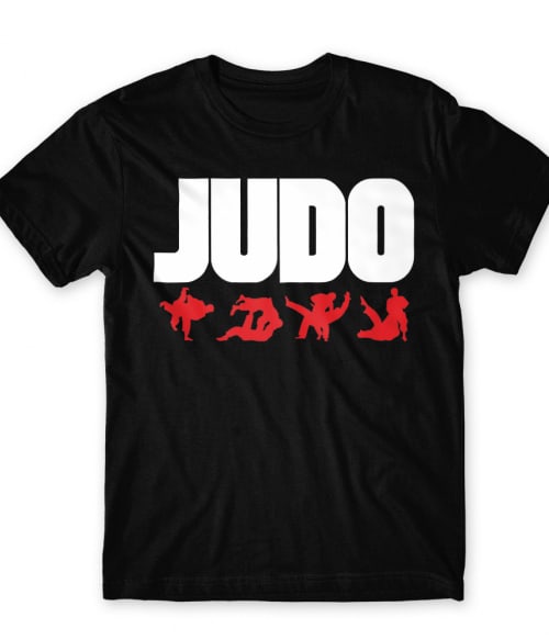 Judo Silhouette Küzdősport Póló - Sport