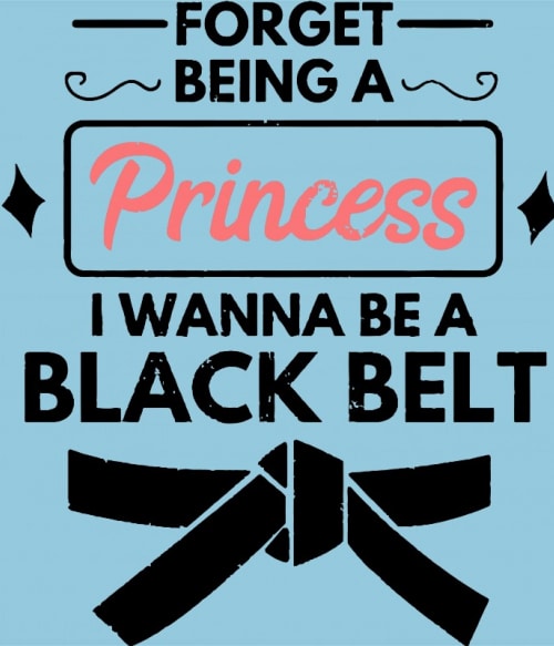 Black Belt Princess Karate Pólók, Pulóverek, Bögrék - Sport