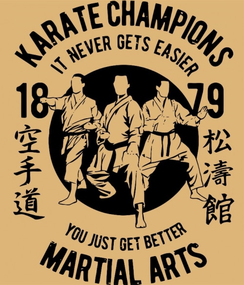 Karate Champion Karate Pólók, Pulóverek, Bögrék - Sport
