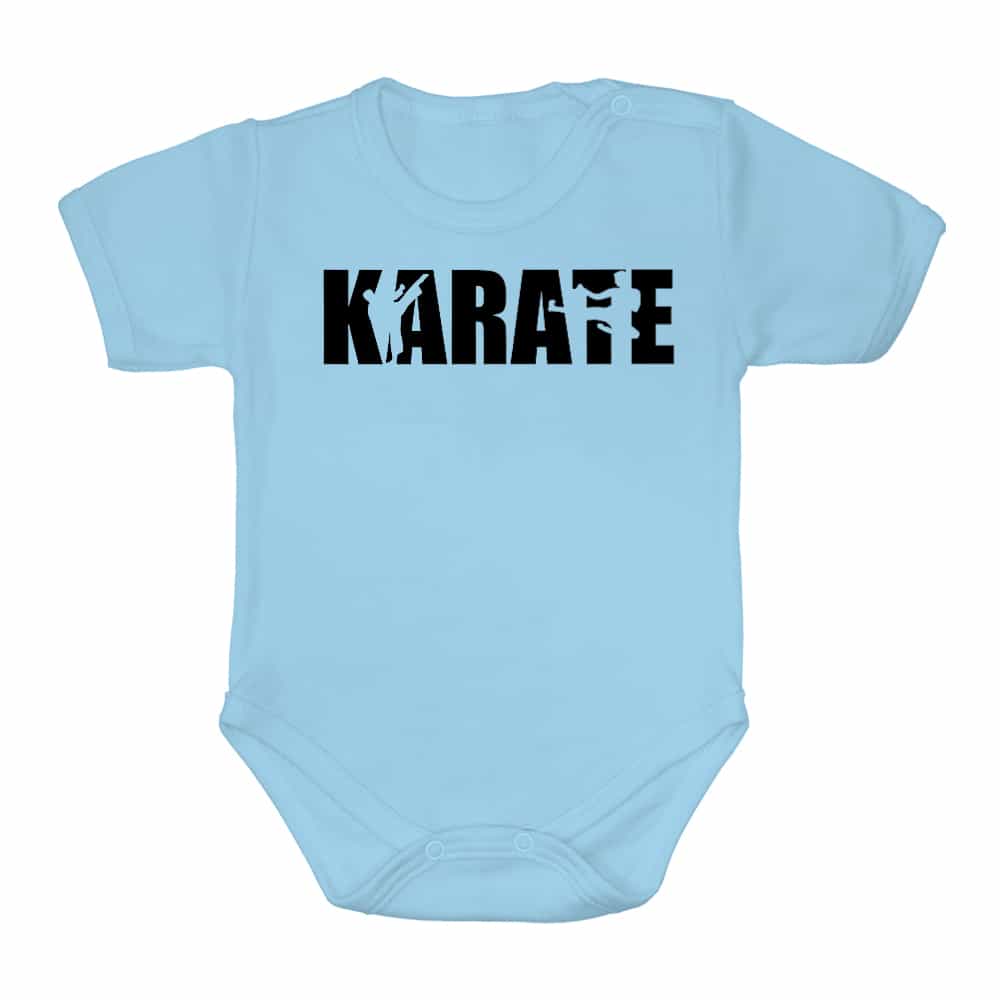 Karate Text Silhouette Baba Body