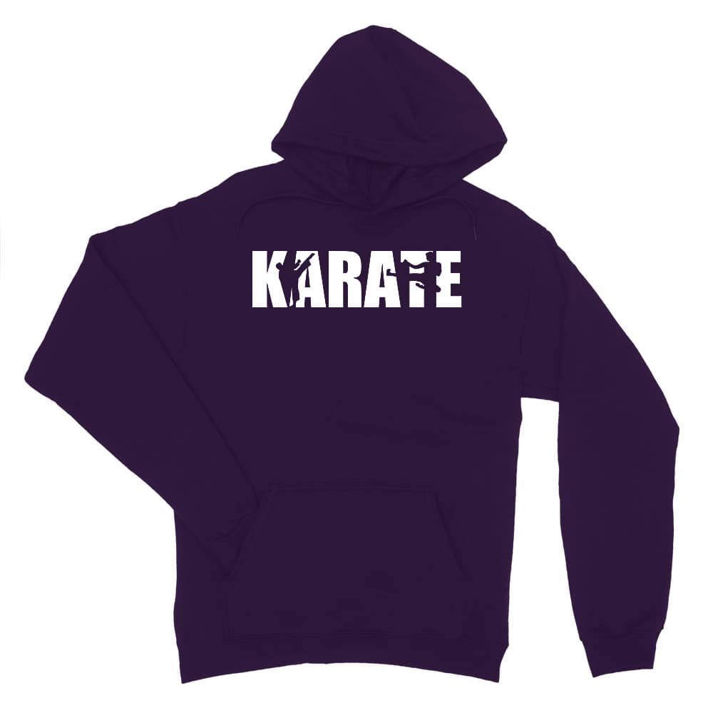 Karate Text Silhouette Női Pulóver