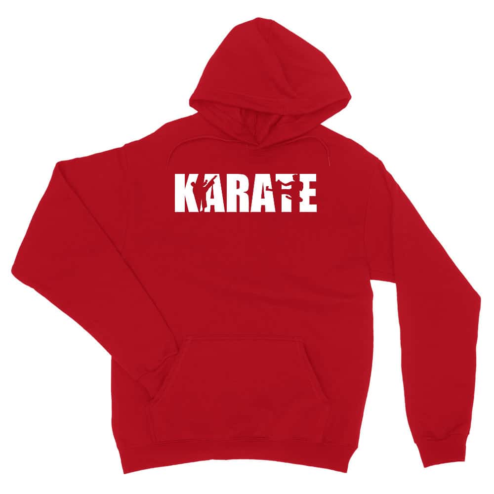 Karate Text Silhouette Unisex Pulóver