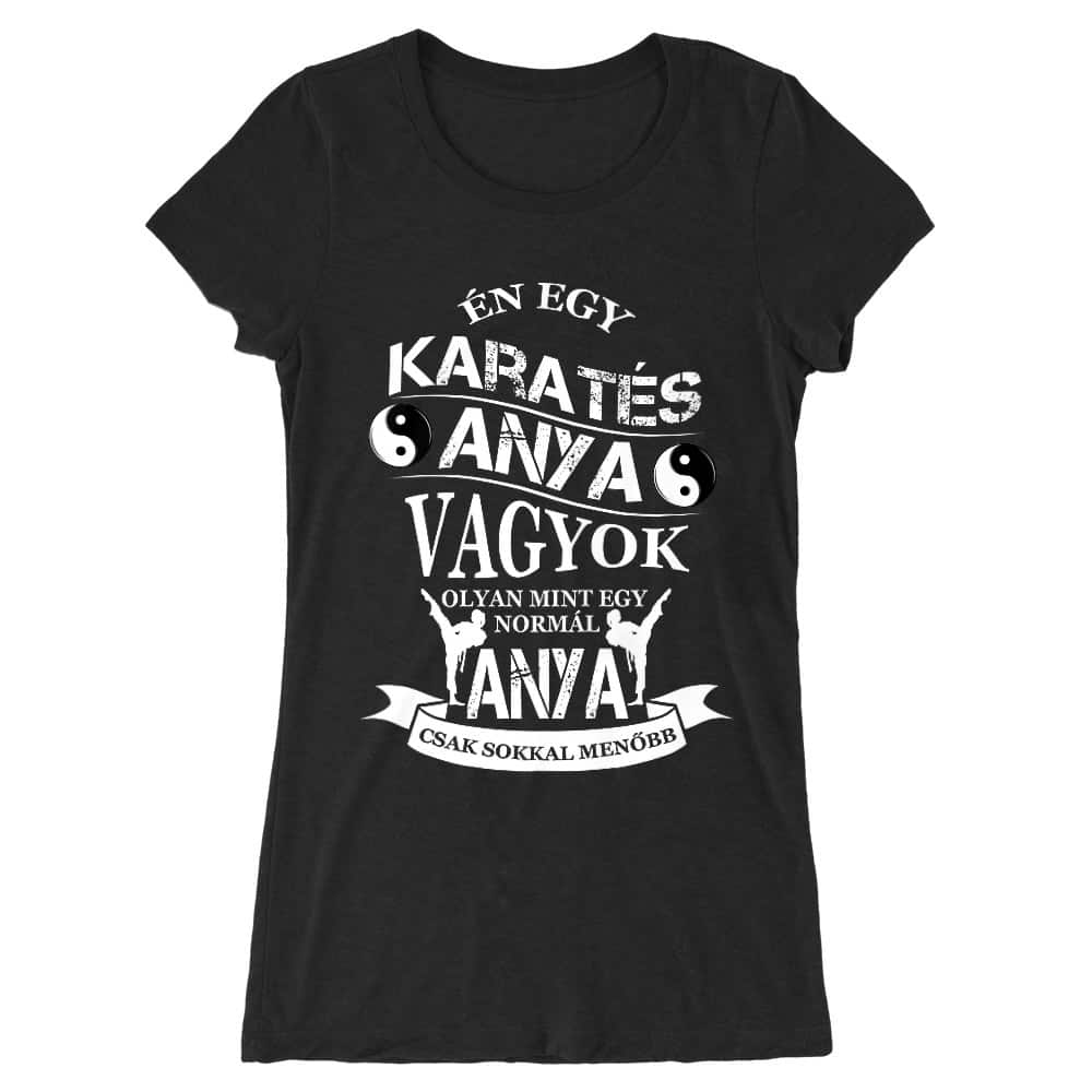 Karatés Anya Női Hosszított Póló