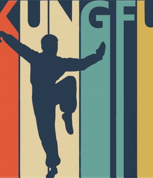 Vintage Kung Fu Kung Fu Pólók, Pulóverek, Bögrék - Sport