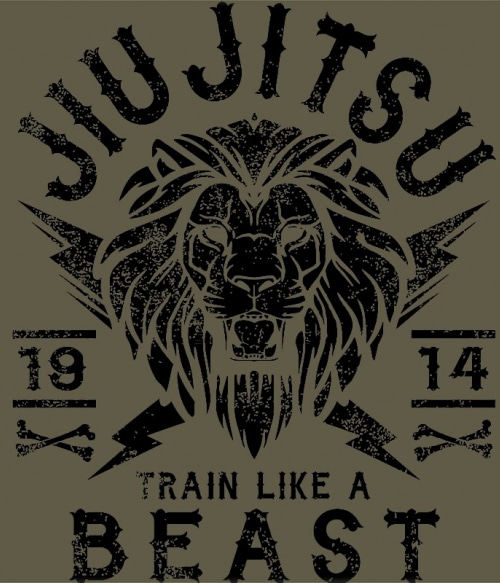 Jiu Jitsu Lion Küzdősport Pólók, Pulóverek, Bögrék - Sport