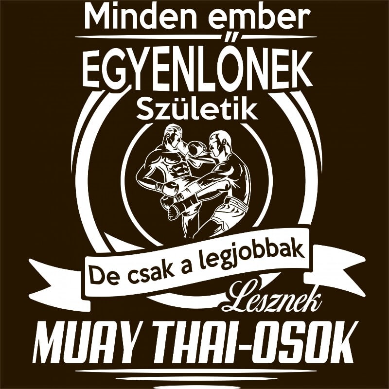 Minden ember egyenlőnek születik - Muay Thai
