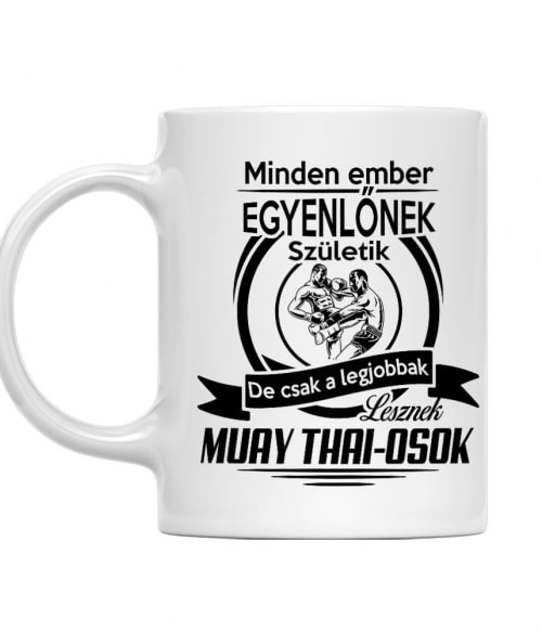 Minden ember egyenlőnek születik - Muay Thai Muay Thai Bögre - Sport