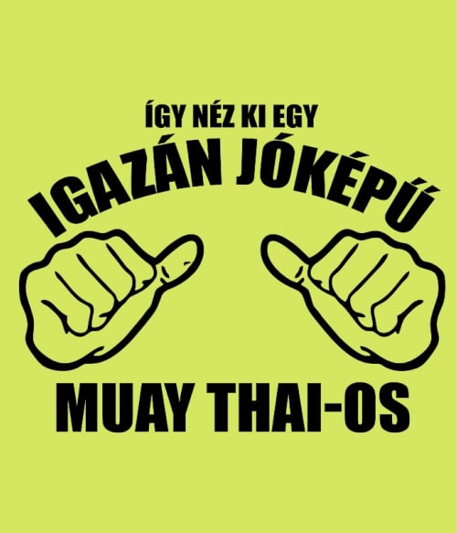 Igazán jóképű Muay Thai-os Muay Thai Pólók, Pulóverek, Bögrék - Sport