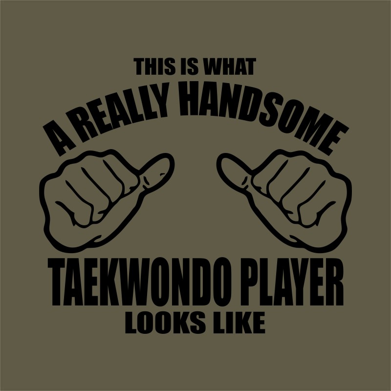 Really handsome taekwondo player