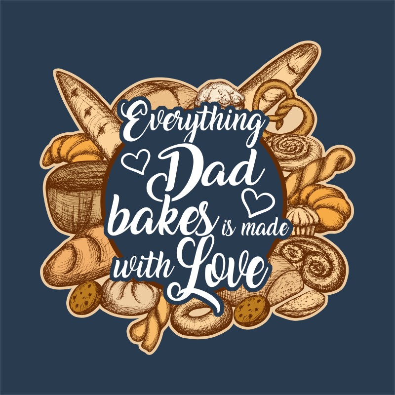 Dad bakes with love