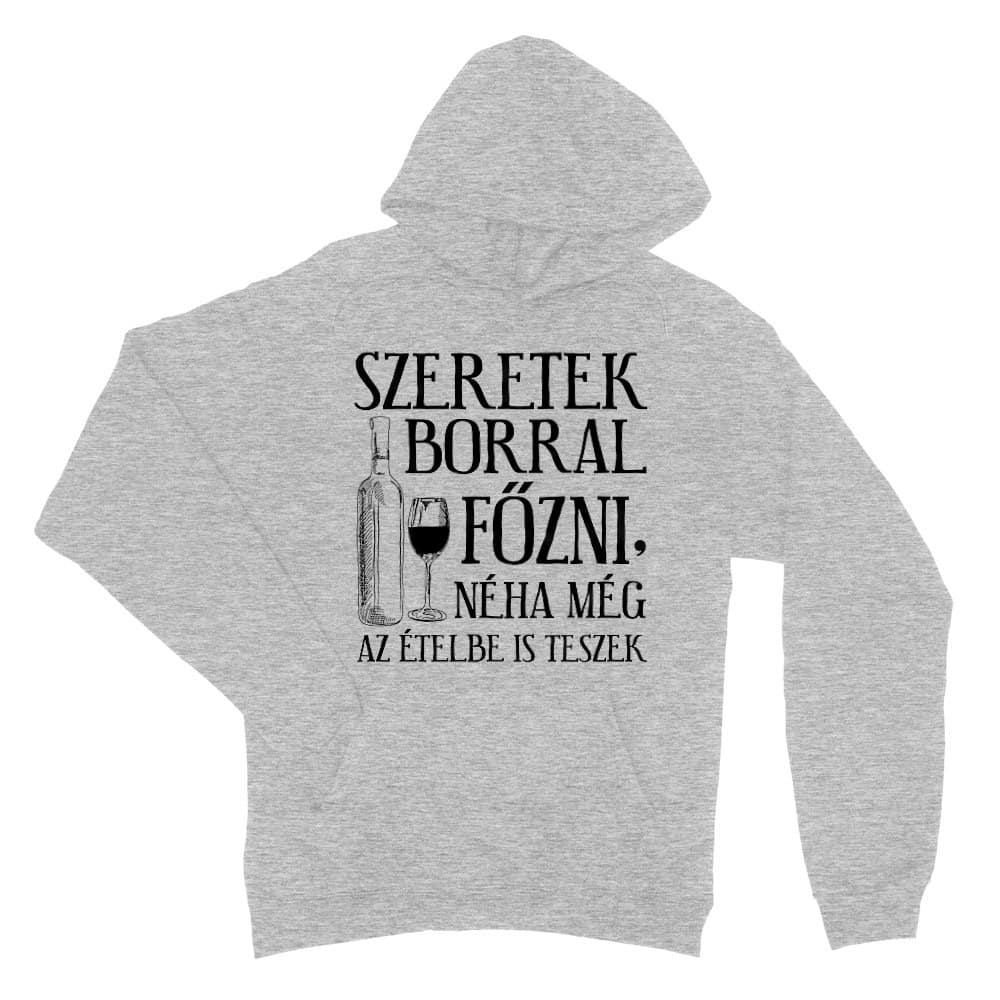 Szeretek borral főzni Női Pulóver